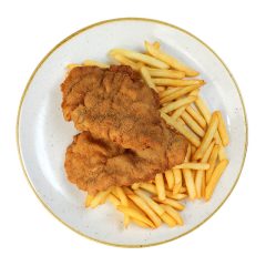COTOLETTA ALLA MILANESE CON PATATINE FRITTE