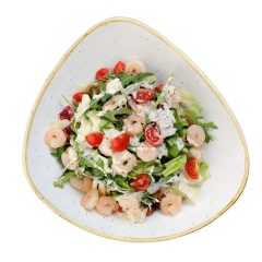 INSALATA CON GAMBERI E BORLOTTI
