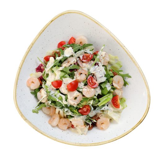 INSALATA CON GAMBERI E BORLOTTI